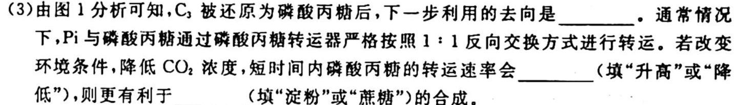 陕西省2023-2024学年度七年级第一学期第一次月考（10月）C版生物