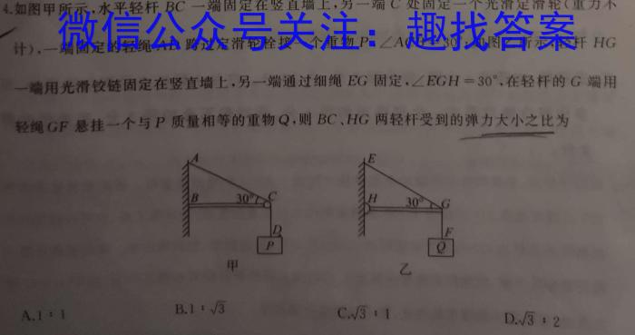 安徽省2023-2024学年度九年级上学期阶段性练习（二）f物理