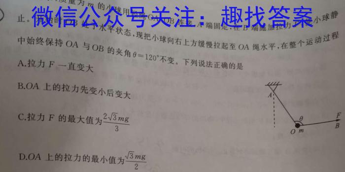 河北省2023~2024学年度八年级上学期阶段评估(一) 1L R-HEB物理`