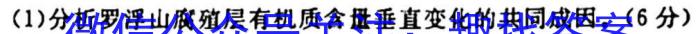 [今日更新]甘肃省2023-2024学年第一学期高二期中考试(24180B)地理h