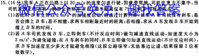 云南省2025届高二11月联考（期中考试）物理`