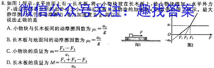 河北省2024届高三年级大数据应用调研联合测评(Ⅰ)物理`