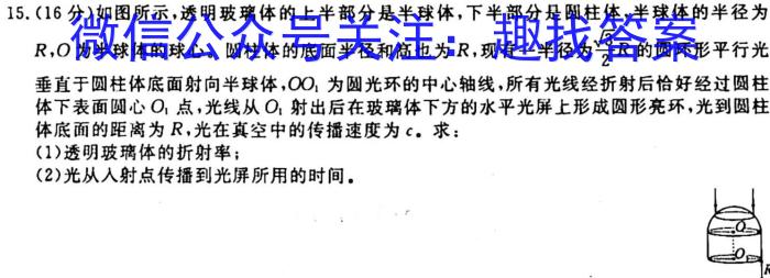 [今日更新]2024届高三10月大联考（全国乙卷）.物理