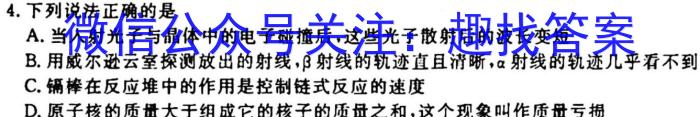 山西省2024届九年级阶段评估检测（一）【PGZX H SHX】q物理