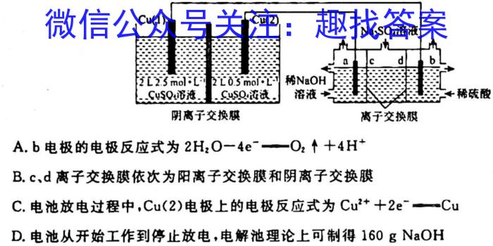 q2023-2024学年洛阳强基联盟高二10月联考化学
