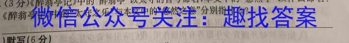 陕西省2023-2024学年七年级阶段诊断（A）/语文