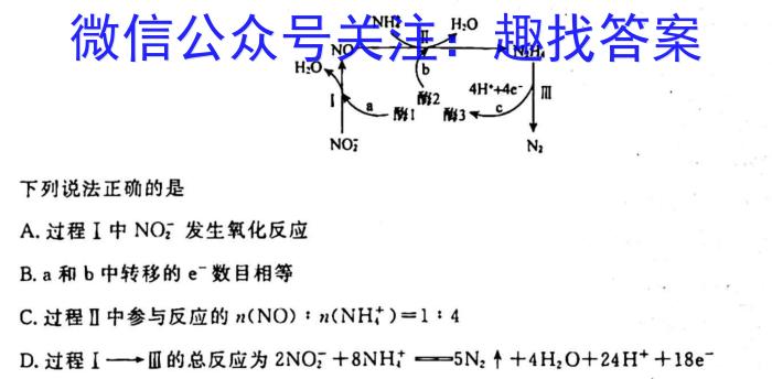 q超级全能生·名校交流2024届高三第二次联考(4089C)【XX】化学