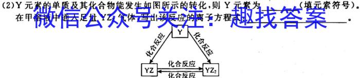 q炎德英才名校联合体2023年秋季高二年级第一次联考联评化学