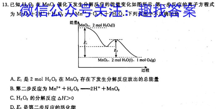 1河南省2023-2024学年度第一学期八年级第一次学情分析化学