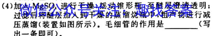 3皖智教育·1号卷·2024年安徽省普通高中学业水平合格性考试模拟试题（二）化学