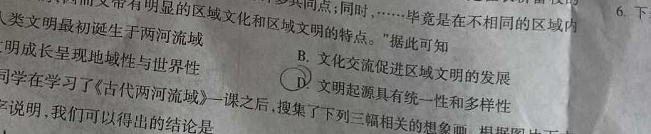 安徽省2023-2024学年度九年级阶段诊断(PGZXF-AH)(二)政治s