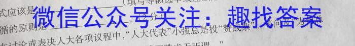 2024届单科模拟04政治~