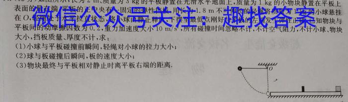 [今日更新]2023~2024学年山西省高一10月联合考试(24-36A).物理