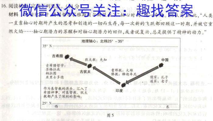 山西省大同市2023-2024学年第一学期八年级素养评估历史