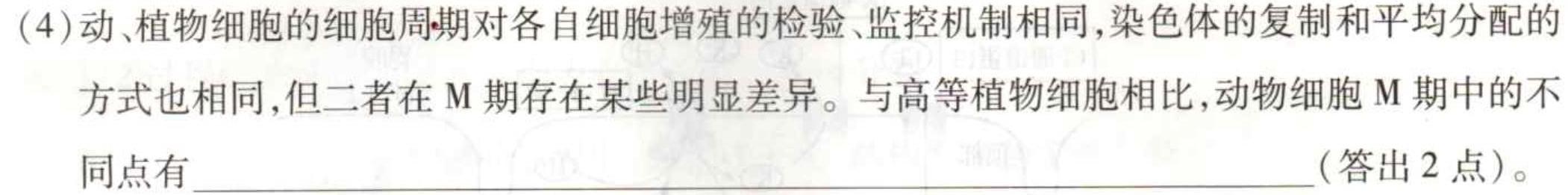 ［广东大联考］广东省2023年高二年级上学期10月联考生物试卷答案