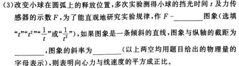 2024届全国名校高三单元检测示范卷(六)物理.