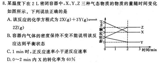 【热荐】河北省唐山市十县一中联盟2023-2024学年高一上学期11月期中考试化学