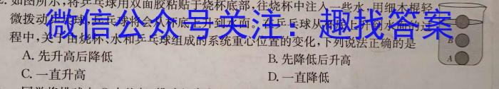 陕西省2023年秋季学期高一期中考试（241224Z）q物理