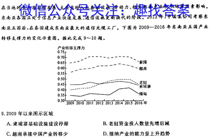 2024届高三年级1月大联考（新课标卷）政治1