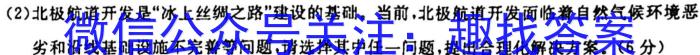 陕西师大附中2023-2024学年度初三年级第九次适应性训练地理试卷答案