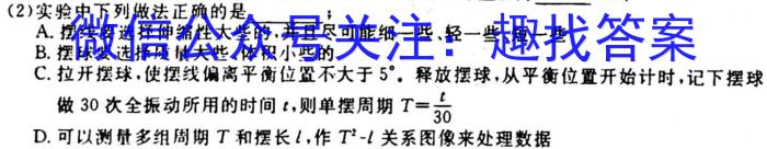 2023-2024学年湖南省高二10月联考(24-69B)物理`