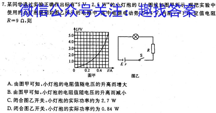 吉林省2023-2024学年度高二年级上学期期中考试z物理