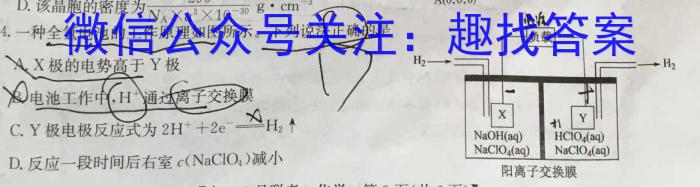 q江西省2023-2024学年度九年级上学期阶段评估（一）化学