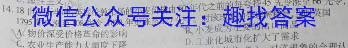 ［耀正优］安徽省2025届高二10月联考历史试卷