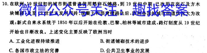 2024年衡水金卷先享题高三一轮复习夯基卷(二)历史