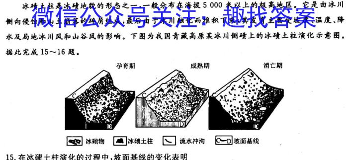 2023-2024学年下学期九年级教学评价一政治1