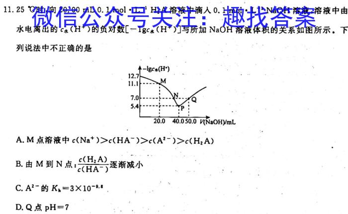 f2023-2024学年江西省高二试卷10月联考(◆)化学