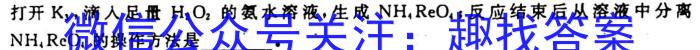 32024年普通高等学校全国统一模拟招生考试 高三10月联考(新未来)化学