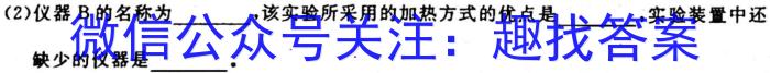 q安徽省2023-2024学年度九年级第一学期第一次教学质量检测化学