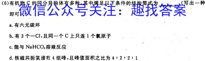 q陕西省2023-2024学年度上学期九年级摸底评估（一）化学