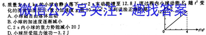 2024届全国名校高三单元检测示范卷(二十一)物理`