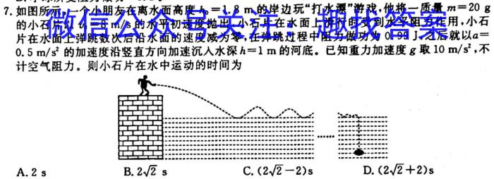 河南省2023-2024学年七年级上学期第一次月考质量检测q物理