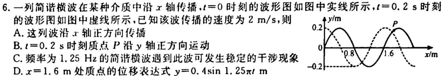 高才博学 河北省2023-2024九年级第一学期素质调研一物理.