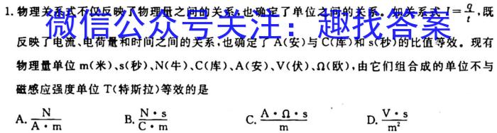 陕西省2023-2024学年度八年级第一学期10月月考Aq物理