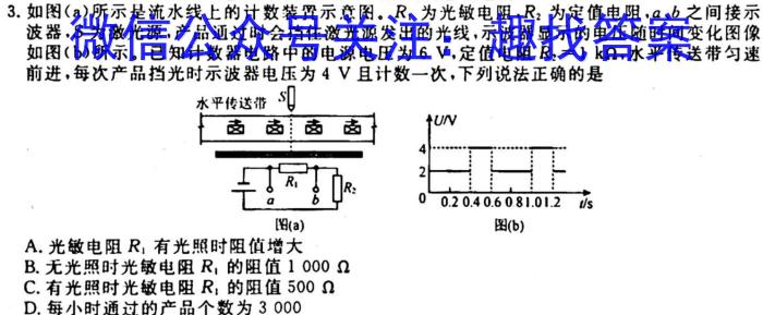 内蒙古2024届高三(10)一轮复习大联考 JKHM(10月)q物理