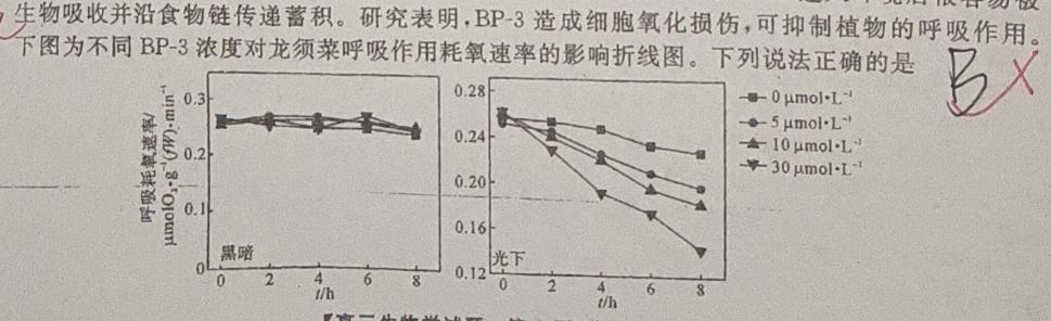 安徽省2023-2024学年度七年级上学期阶段性练习(一)生物