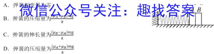 陕西省2023年秋季九年级期中素养测评卷Bl物理