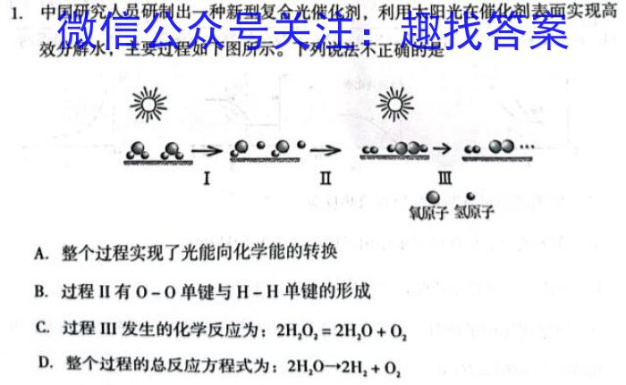 j河南省2023-2024学年度上学期高三阶段性考试化学