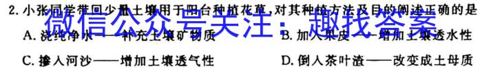 2024年河南省普通高中招生考试·终极C卷地理试卷答案