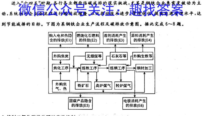 [今日更新]楚雄州中小学2023-2024学年上学期期中教育学业质量监测（高一）地理h