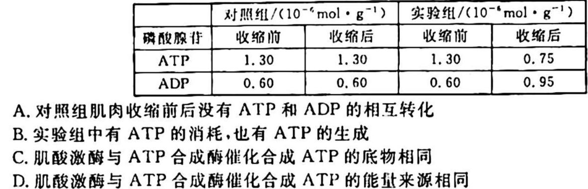 桂柳文化 2024届高考桂柳鸿图模拟金卷(三)生物学试题答案