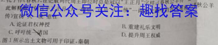 百师联盟2023-2024学年度高一11月联考历史试卷