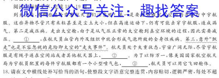 2023年云学新高考联盟高二年级10月联考语文