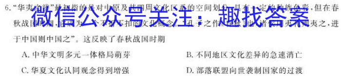 炎德英才大联考长沙市一中2024届高三月考试卷（四）历史