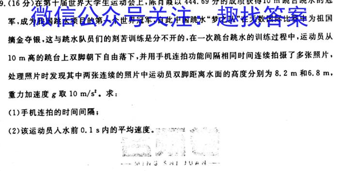 河北省2023-2024学年高三（上）质检联盟期中考试物理`