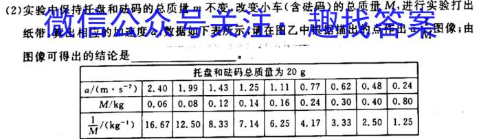 2024年衡水金卷先享题分科综合卷(一)物理`